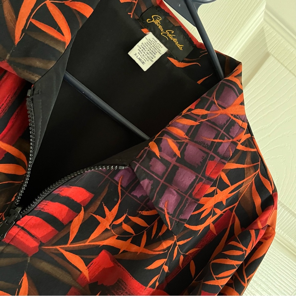 Reversible Leaf Pattern And Black Steven Edwards … - image 5